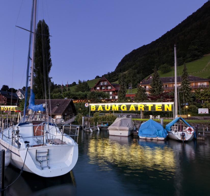 Gastehaus Baumgarten Hotel Kehrsiten Bagian luar foto